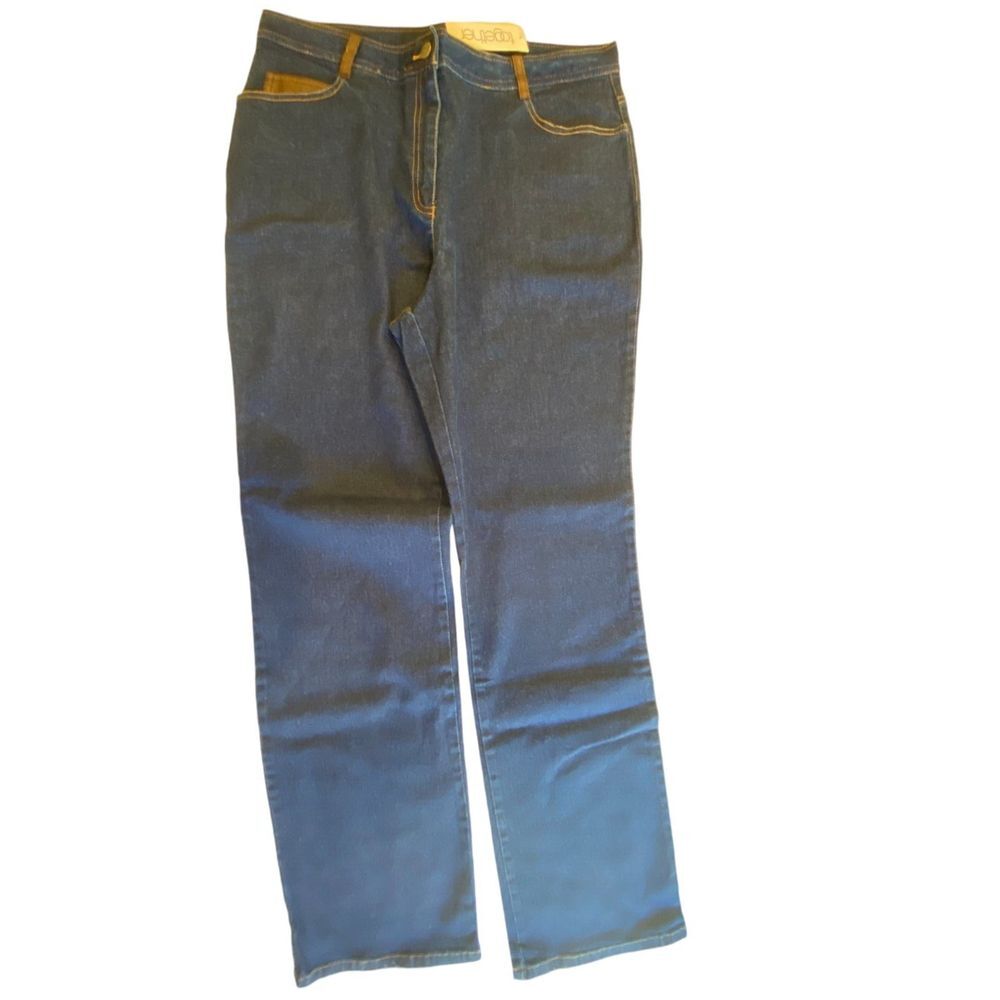 Together Straight Jeans Womens Size 16T Blue‎ Denim 5 Pocket Stretch Medium Wash